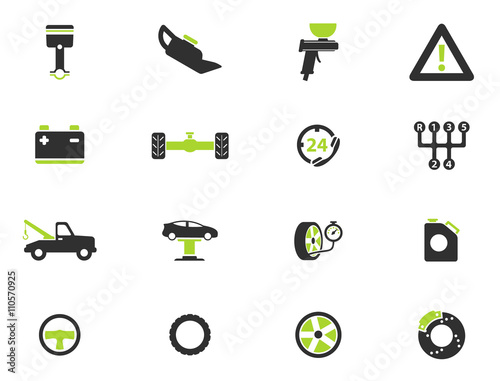 Car service simply icons