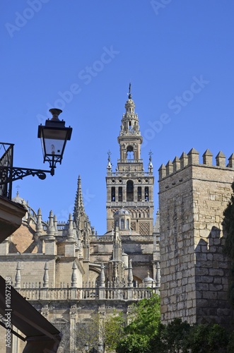 Turm der Kathedrale in Sevilla