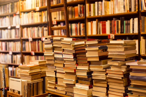used books in second-hand bookshop