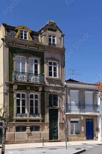 Architecture in Aveiro, Beiras region, Portugal