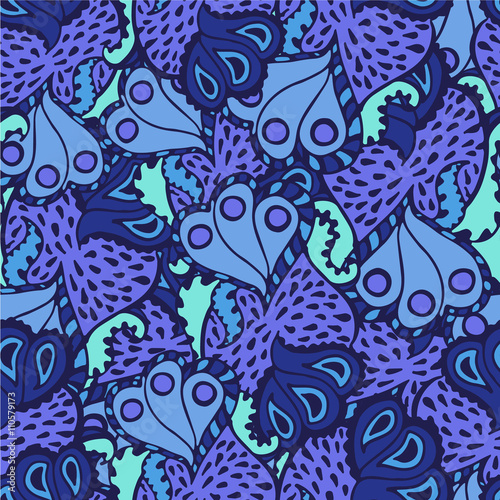 abstract seamless doodle pattern © valeriya_dor