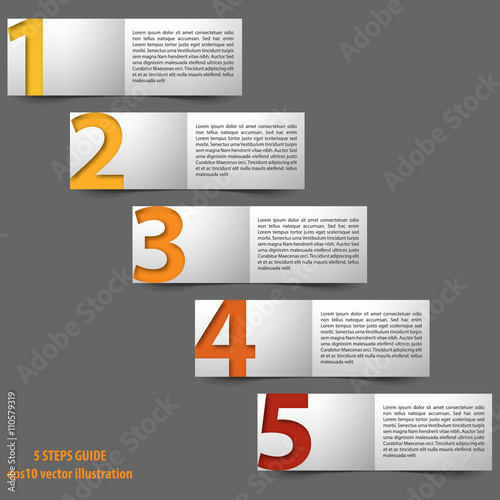 Vector paper brochures