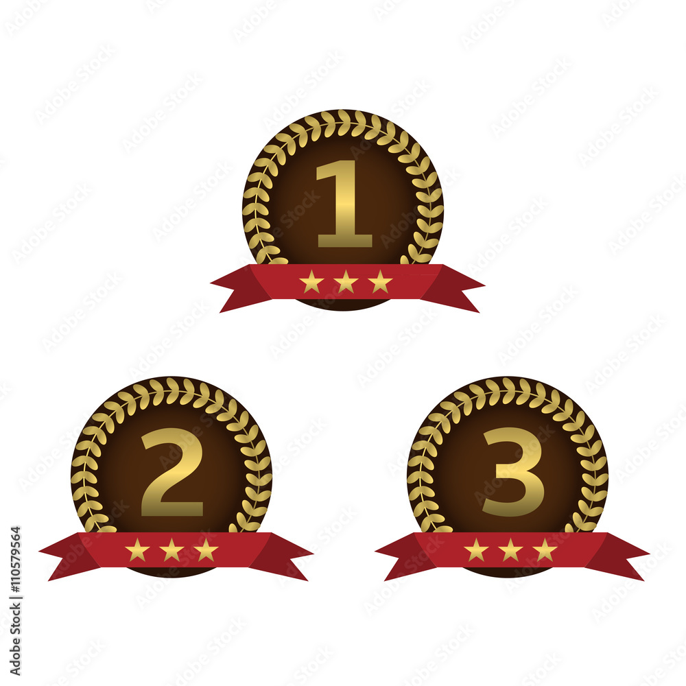 Golden award labels Golden award labels