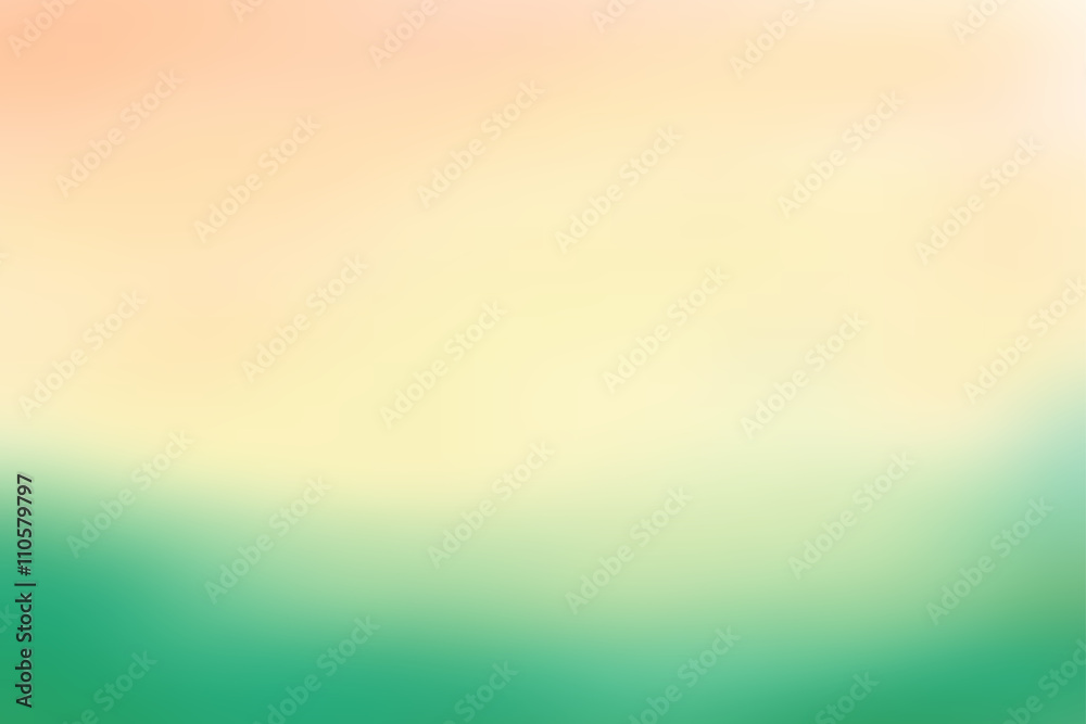 Green and beige blurred background. Vector illustration Green and beige blurred background. Vector illustration