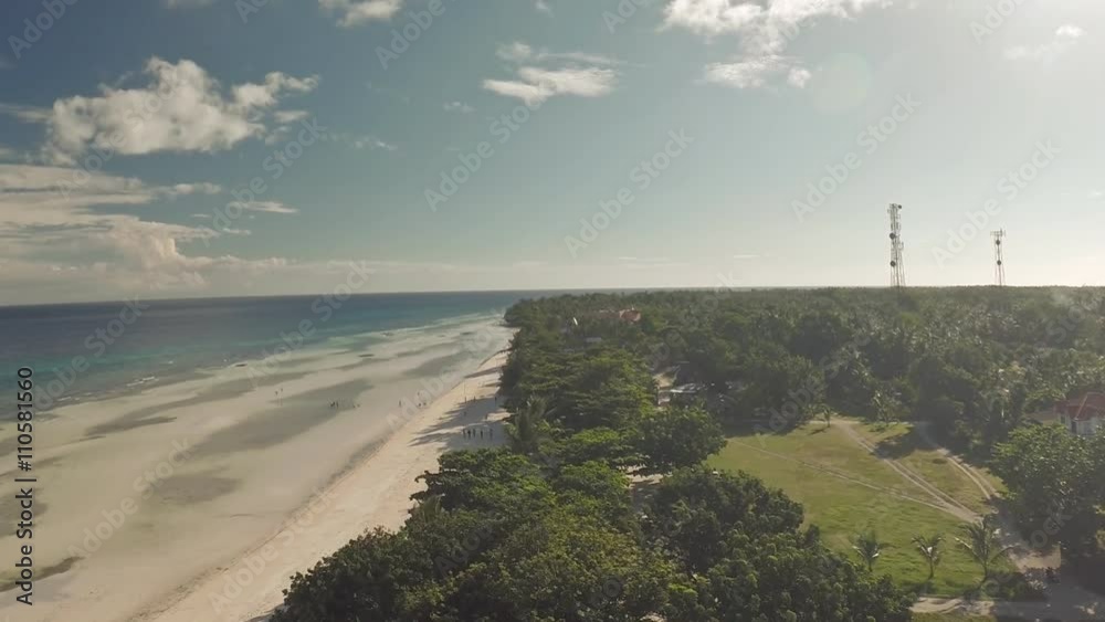 Philippine beach. Aerial view. Anda City. Philippine beach. Aerial view. Anda City.