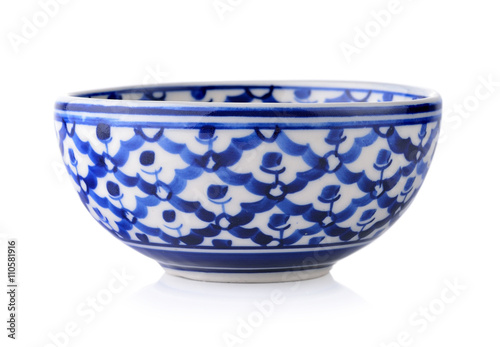  bowl isolated on white background