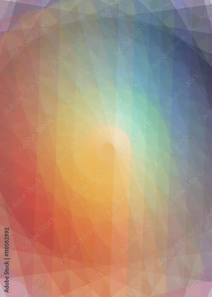 Abstract colorful poster