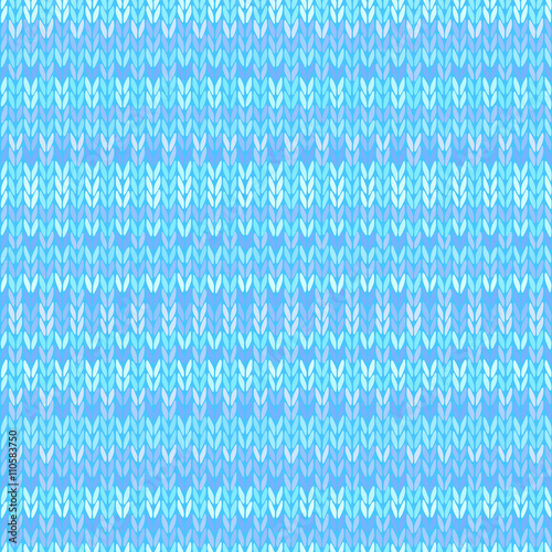 Seamless Ethnic Geometric Knitted Pattern