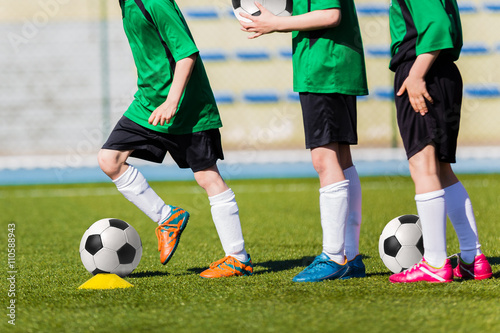 Football soccer training for children © matimix