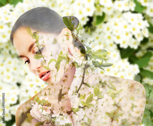 Fashion lady portrait with ...