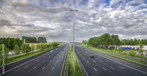 Highway in Holland. 