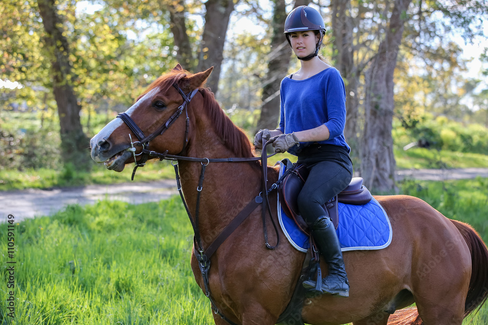 Girl riding her horse, thet are bestfriends Girl riding her horse, thet are bestfriends