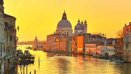 Early morning in Venice  Italy