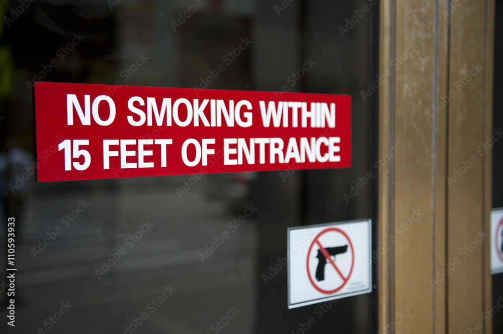 No Smoking Sign