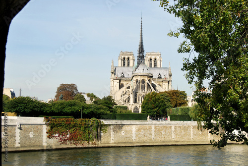 Notre Dame de Paris and the Seine