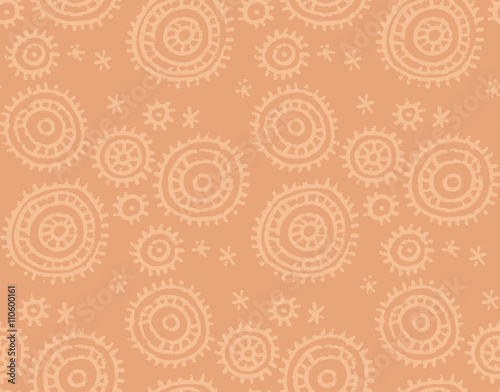 boho-style tender seamless pattern