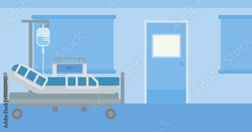 Background of hospital ward.