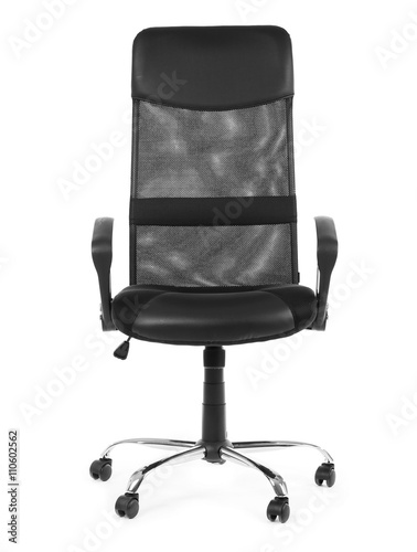 Office chair isolated on white