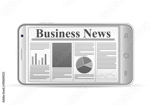 Phone newspaper
