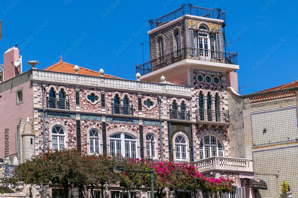 Lisbon facade old town