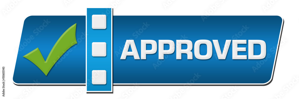Approved Blue Separator Horizontal Approved Blue Separator Horizontal