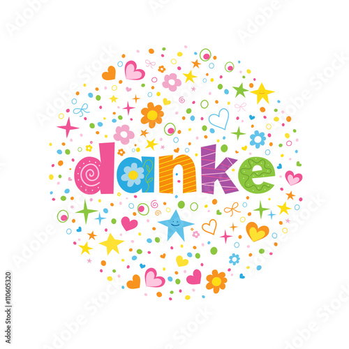 "DANKE!" Karte