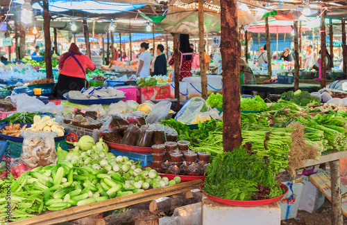 Fotografia, Obraz Asian market in Thailand