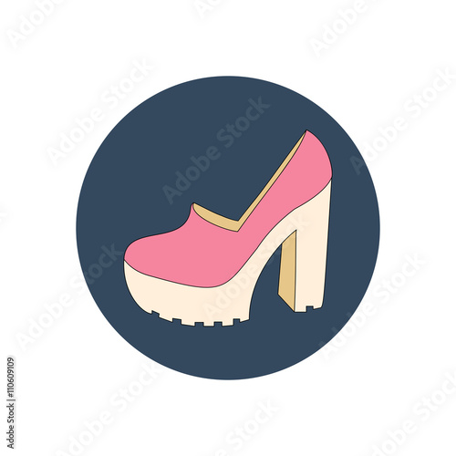 High heels shoes