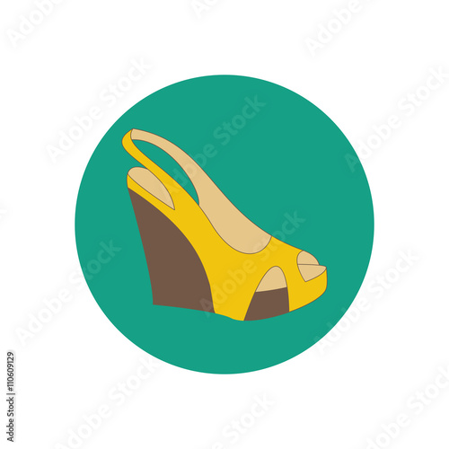 Shoes on platform
