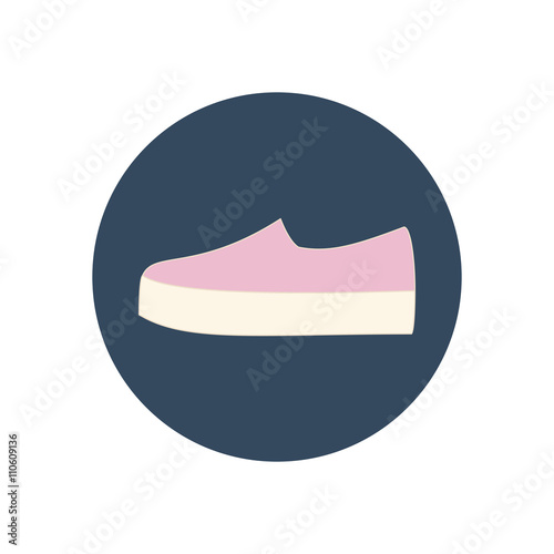 Slipon shoe illustration