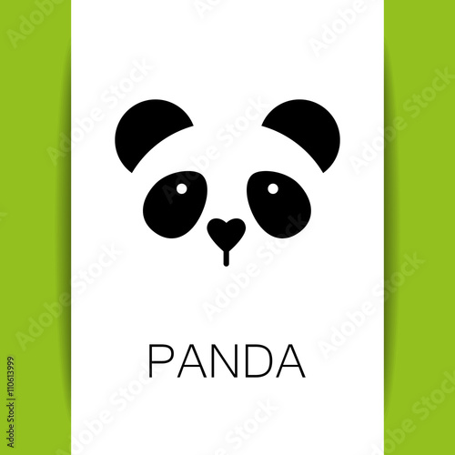panda bear template