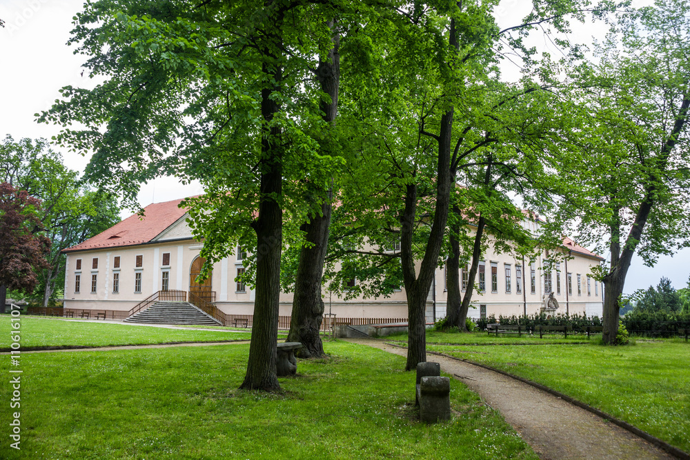 Old park in czech estate