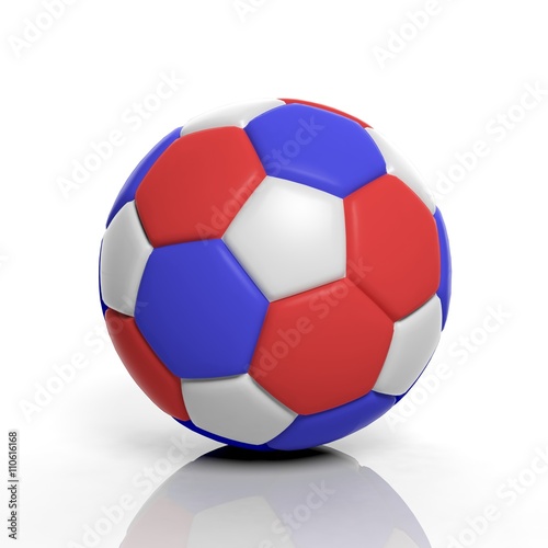 3d rendering Soccer ball on white background