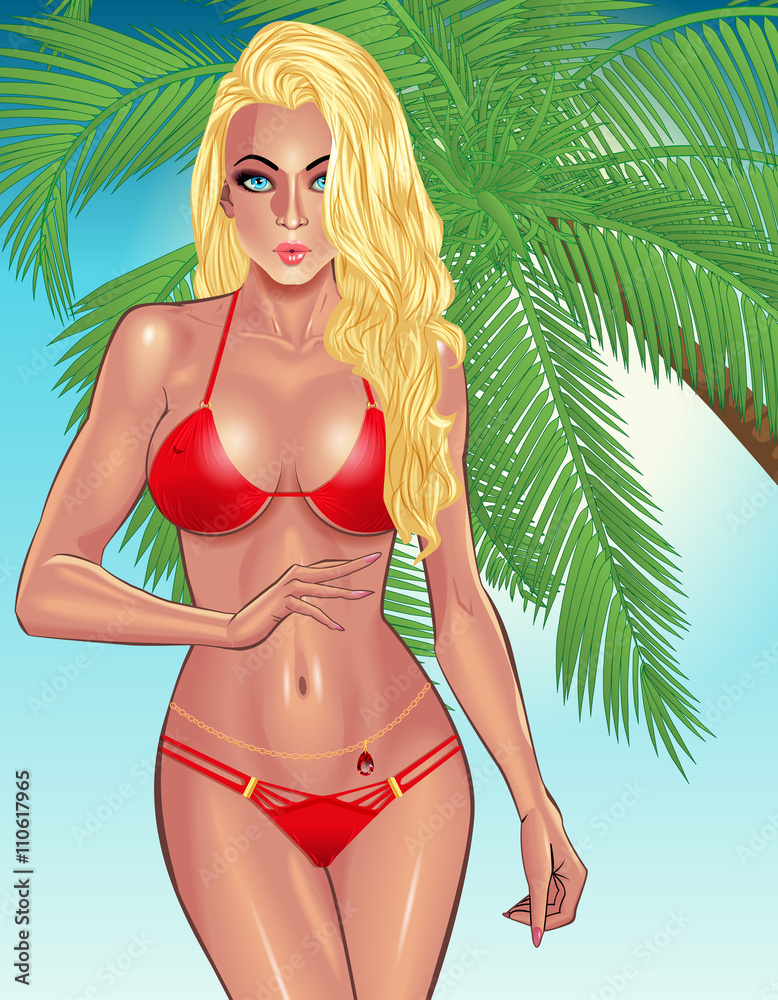 Beach girl hot 