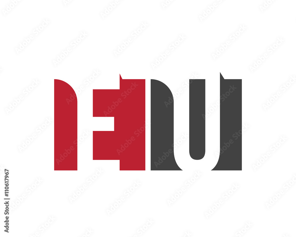 EU red square letter logo for united, universe, university, union, ultimate EU red square letter logo for united, universe, university, union, ultimate
