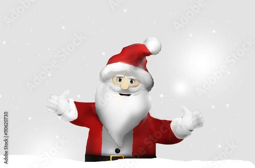 Santa Claus Thumbs Up © wetzkaz
