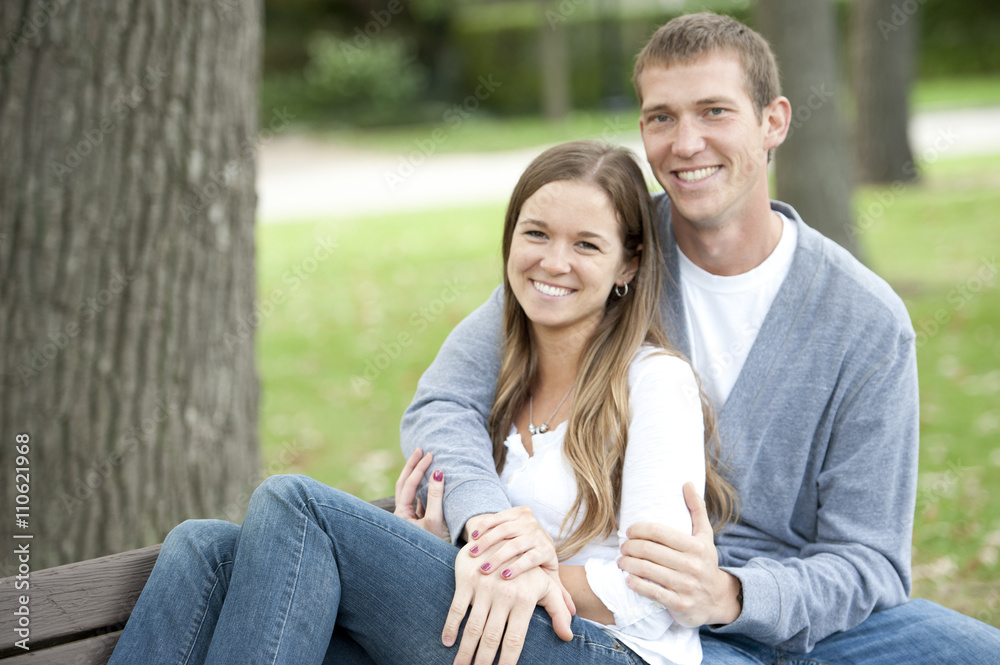 Fototapeta premium Young Happy Couple