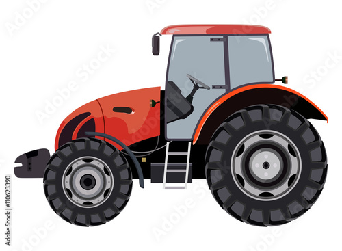 Red tractor