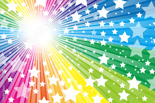 #Background #wallpaper #Vector #Illustration #design #free #free_size #charge_free 背景素材壁紙光, 輝き, 星, スター, スターダスト, 星屑, キラキラ, 模様, 虹, 虹色, レインボー, カラフル, 背景素材, 背景, 素材, 壁紙, バックグラウンド, 放射, 放射線, 放射状, 集中線, 