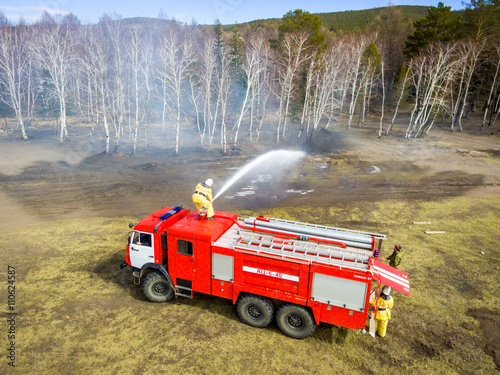 Fighting the forest fire