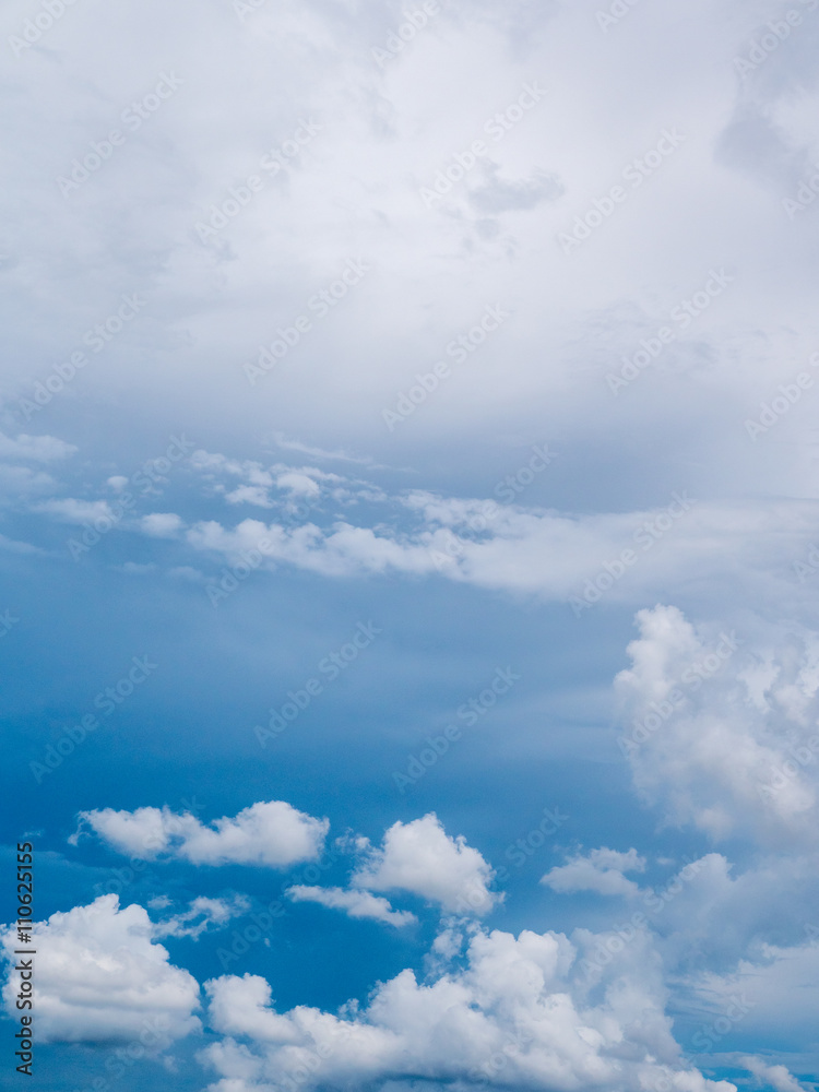 clouds in the blue sky clouds in the blue sky