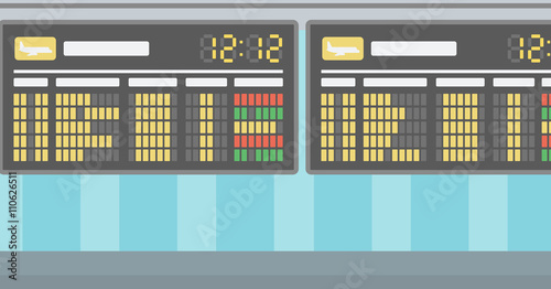 Background of schedule board.