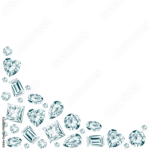 Diamond background photo