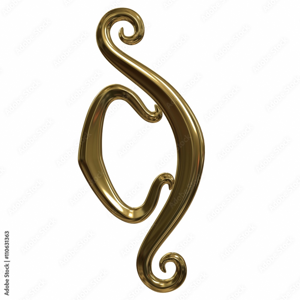 Abstract sculpture. 3d illustration Abstract sculpture. 3d illustration