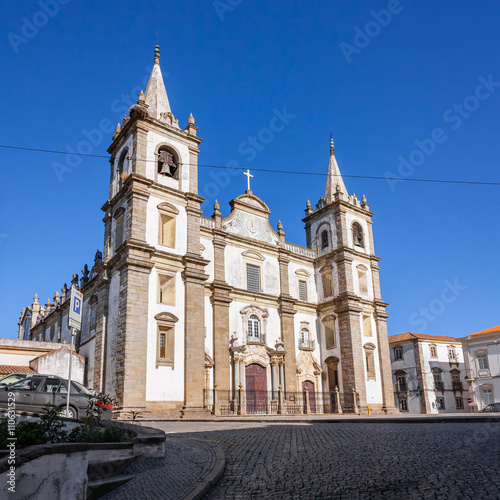 Portalegre Cathedral, or Se de Portalegre, Portugal. Mannerist and Baroque styles.