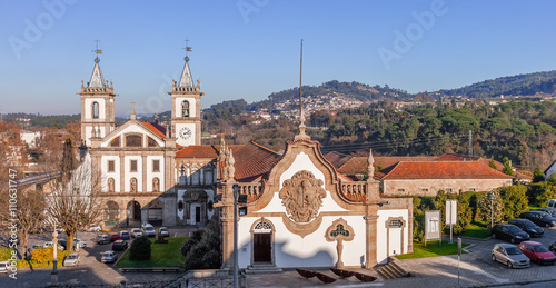 S. Bento monastery in Santo Tirso, Portugal. Benedictine order. Built in the Gothic (cloister) and Baroque (church) style.