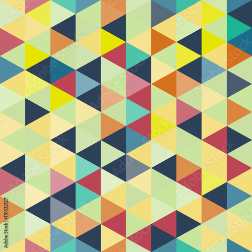 Seamless geometric background. Mosaic. Abstract vector Illustration. Can be used for wallpaper, web page background, book cover. 