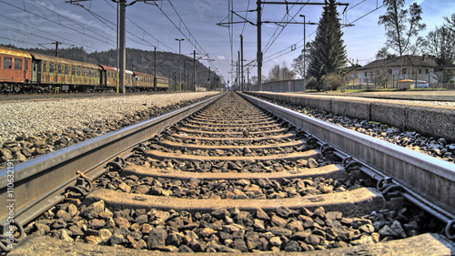 Eisenbahnschienen HDR