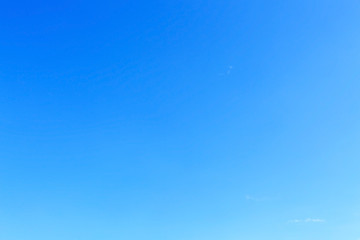 clear blue sky background