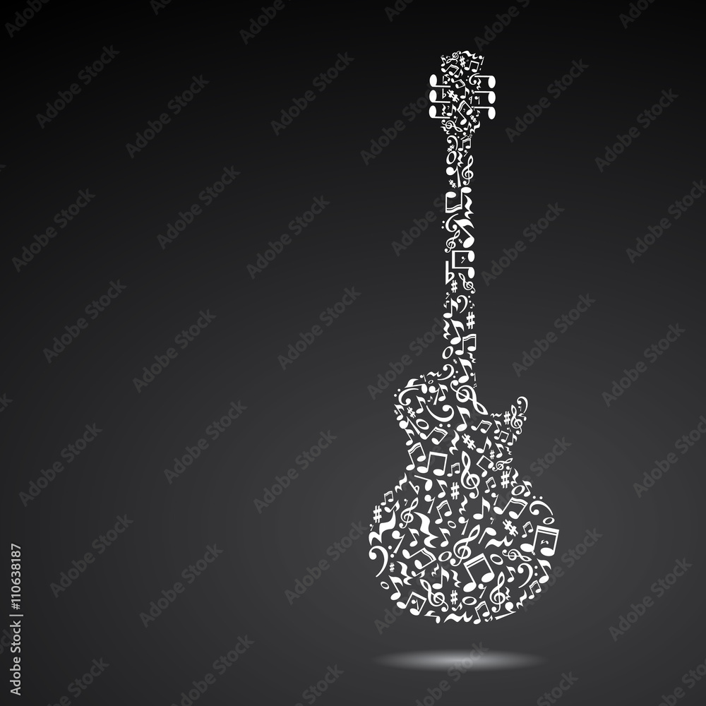 Electric Guitar Pattern